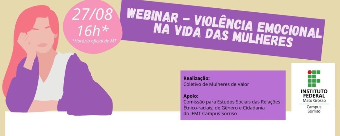 Webinar - Violência Emocional na Vida das Mulheres