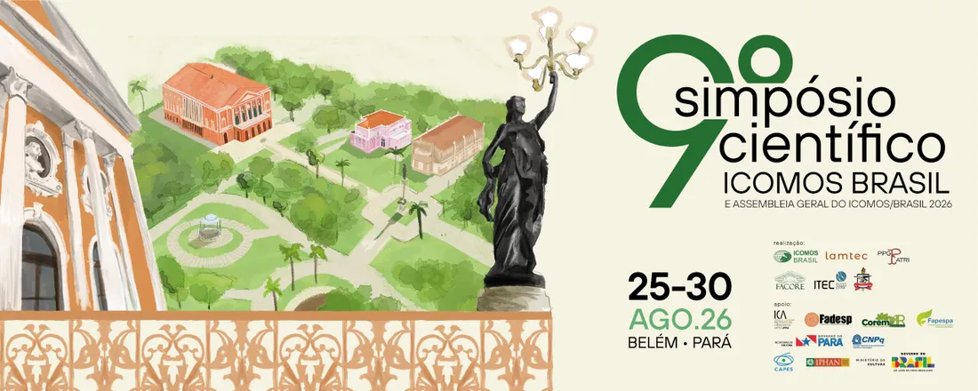9º Simpósio Científico do ICOMOS Brasil e Assembleia Geral do ICOMOS/BRASIL 2026