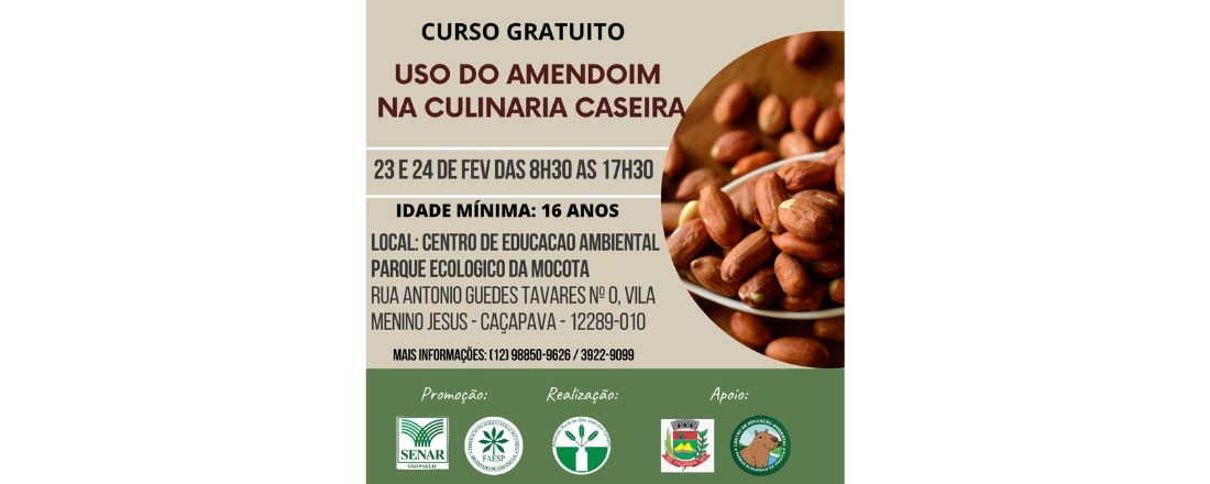 USO DO AMENDOIM NA CULINÁRIA CASEIRA