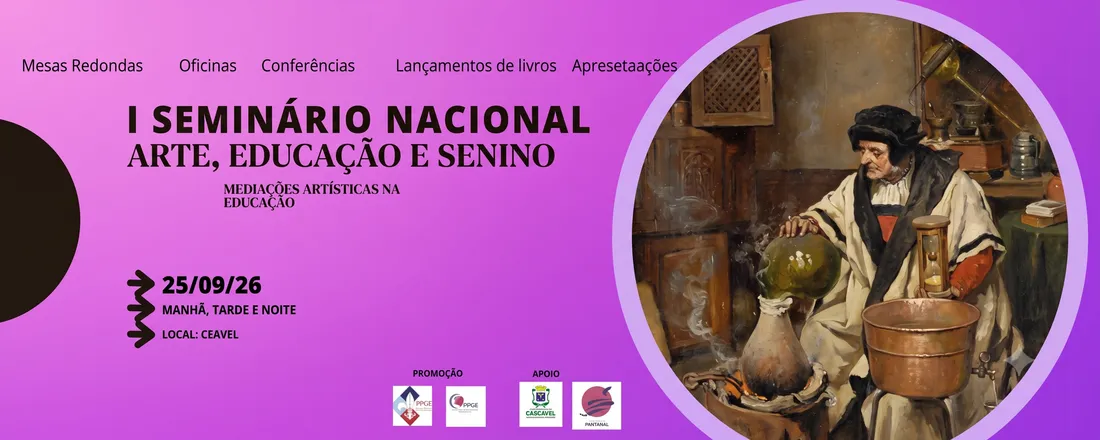 I SEMINÁRIO NACIONAL DE ARTE, EDUCAÇÃO E ENSINO