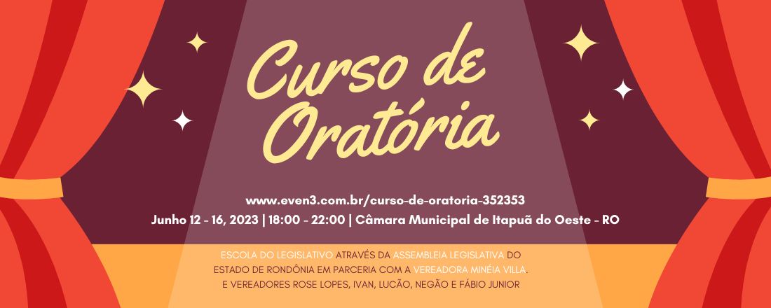 CURSO DE ORATÓRIA