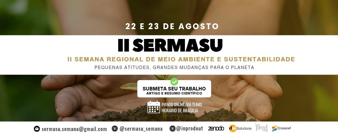 II Simpósio Regional de Meio Ambiente e Sustentabilidade (SERMASU)