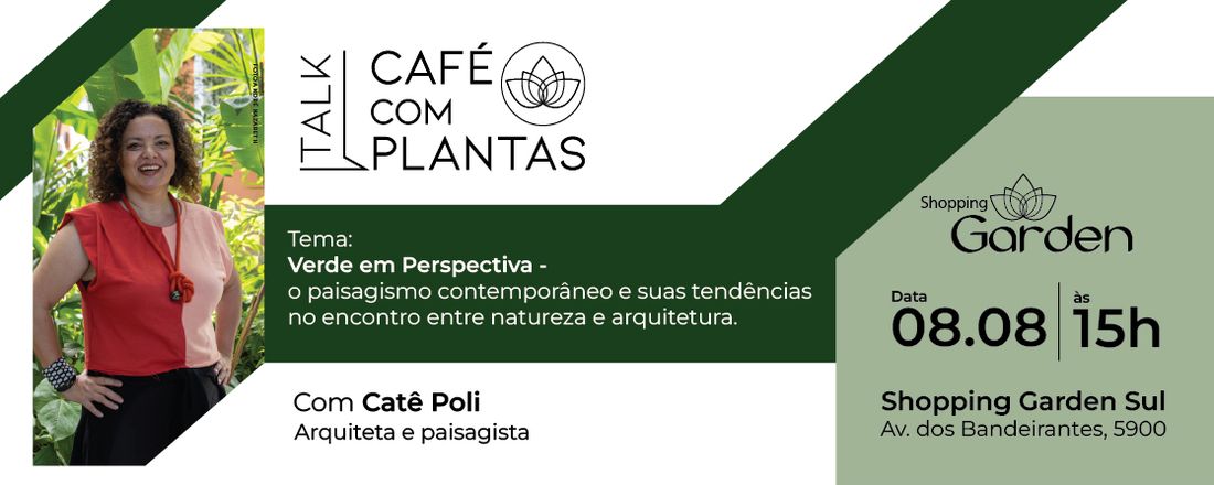 Talk Café com Plantas - Verde em Perspectiva