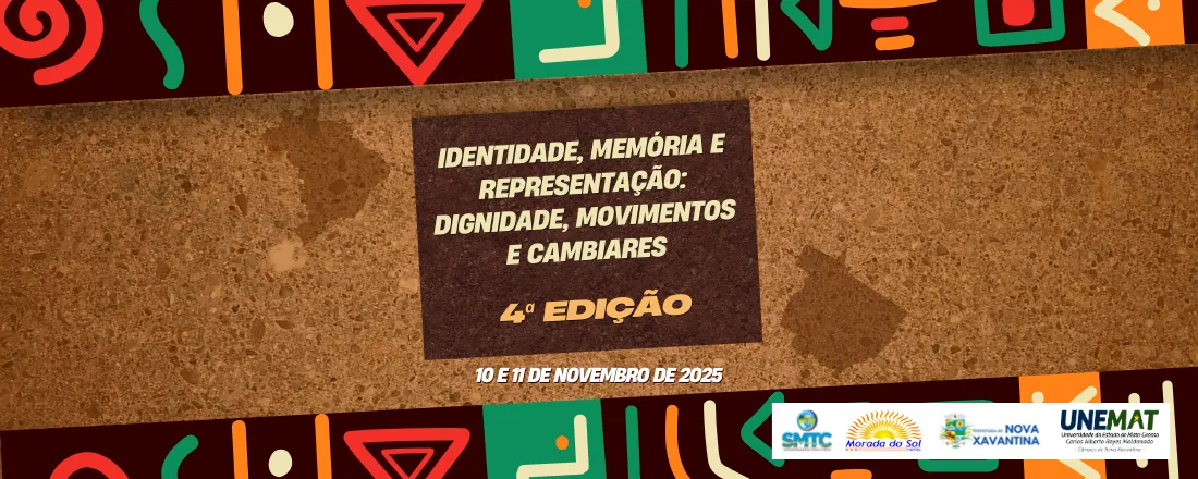 Identidade, memória e representação: dignidade, movimentos e cambiares – quarta edição