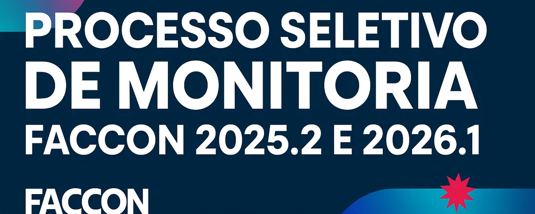 MONITORIA 2025. 2 e 2026. 1