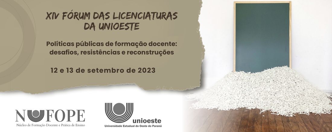 XIV Fórum das Licenciaturas da Unioeste