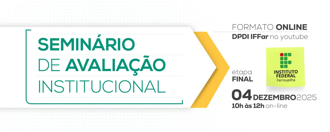 Seminário de Avaliação Institucional 2025