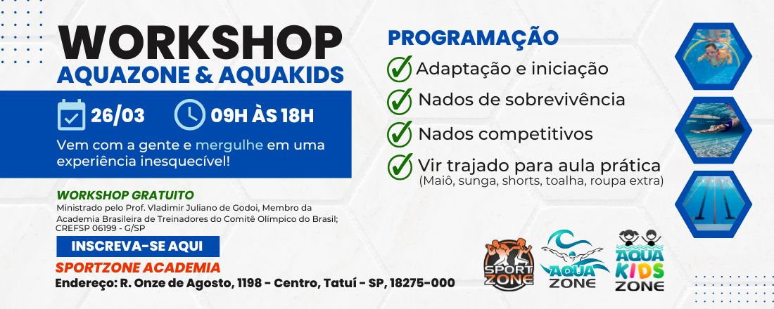 Workshop AQUAZONE & AQUAKIDS