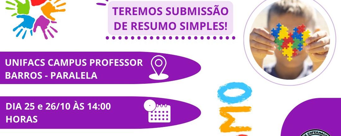 I SIMPÓSIO MULTIDISCIPLINAR: ATENDIMENTO A CRIANÇAS E ADOLESCENTES AUTISTAS