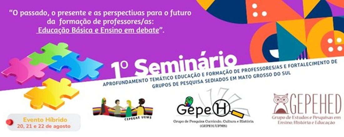 I SEMINÁRIO INTEGRAÇÃO DOS GRUPOS DE PESQUISA