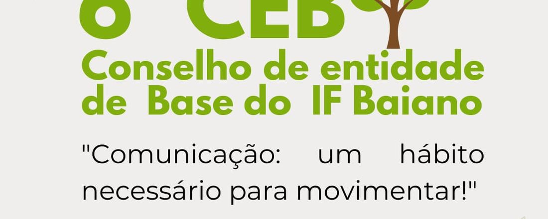 VI CEB (Conselho de Entidades de Bases)