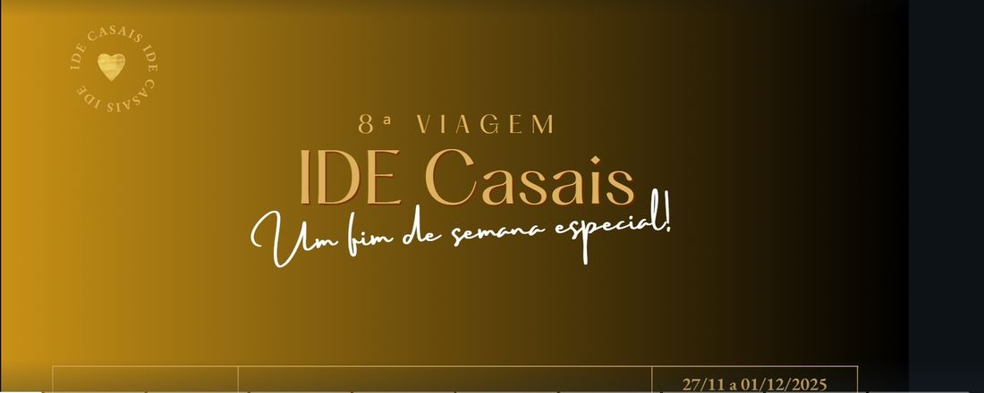 8a. VIAGEM IDE Casais