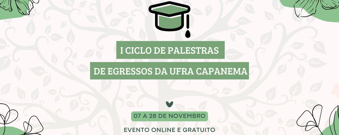 I CICLO DE PALESTRAS DE EGRESSOS DA UFRA CAPANEMA