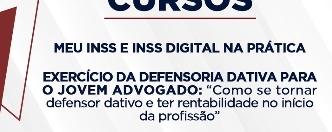 Cursos para a Jovem Advocacia