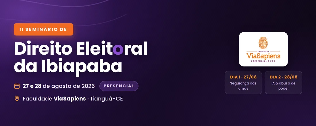 II SEMINÁRIO DE DIREITO ELEITORAL DA IBIAPABA