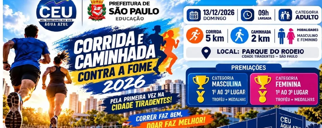 Corrida contra a Fome Cidade Tiradentes