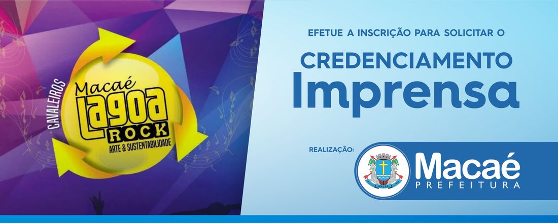 LAGOA ROCK 2023 - CREDENCIAMENTO IMPRENSA