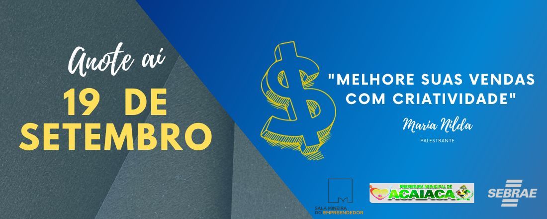 Melhore suas vendas com criatividade