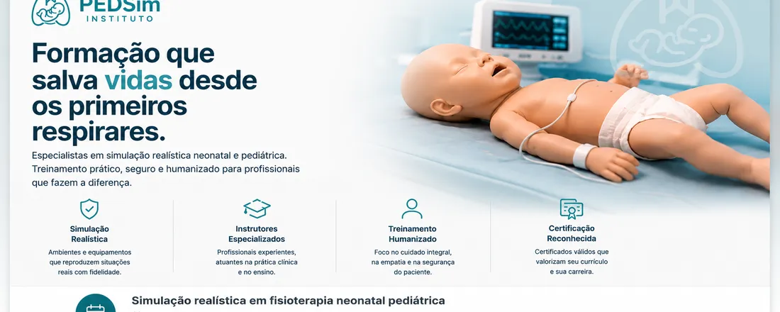 Simulação realística em fisioterapia neonatal pediátrica
