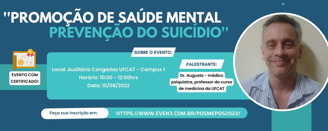 Promoção de saúde mental e prevenção do suicídio