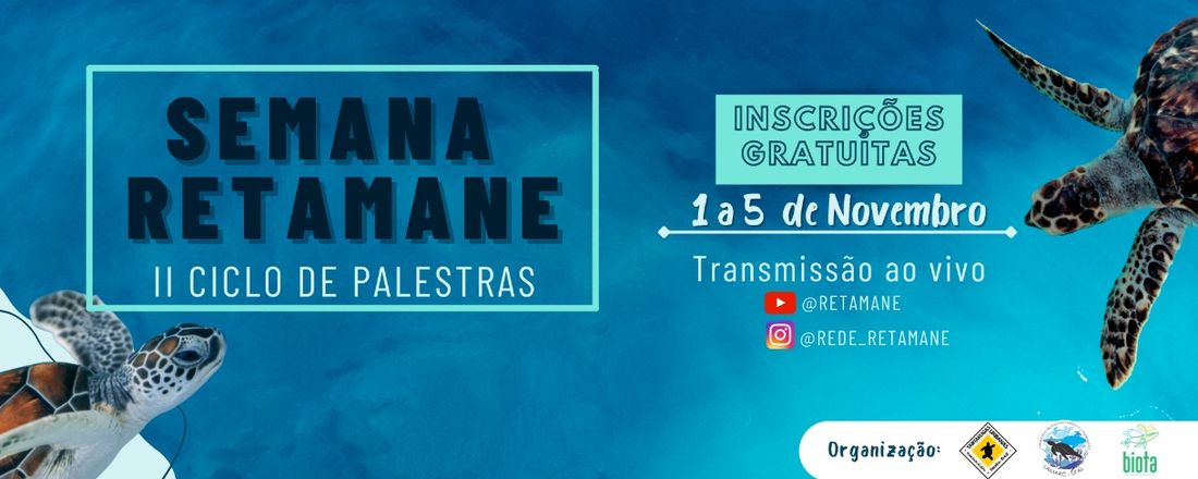 Semana RETAMANE - II Ciclo de Palestras Online