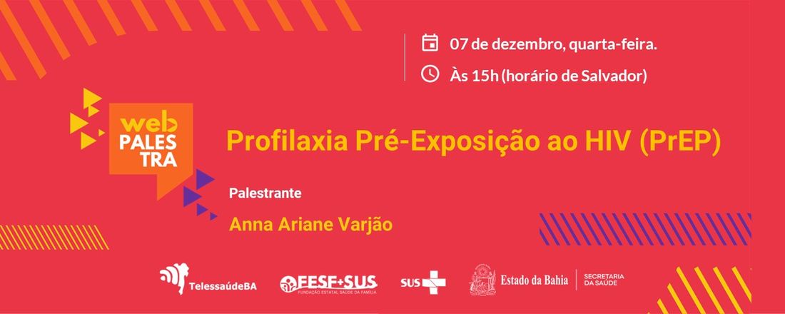 Webpalestra: Profilaxia Pré-Exposição ao HIV (PrEP)