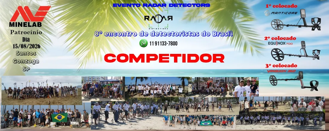 8º encontro de detectoristas do Brasil