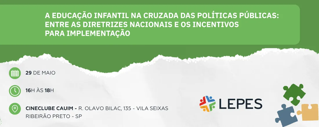 A EDUCAÇÃO INFANTIL NA CRUZADA DAS POLÍTICAS PÚBLICAS: ENTRE AS DIRETRIZES NACIONAIS E OS INCENTIVOS PARA IMPLEMENTAÇÃO