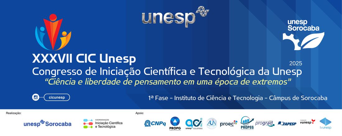 XXXVII Congresso de Iniciação Científica da Unesp - ICT/Sorocaba