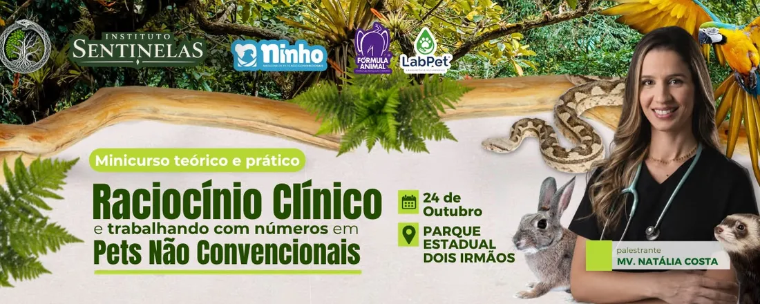 Raciocínio Clínico e Trabalhando com Números em Pets Não Convencionais