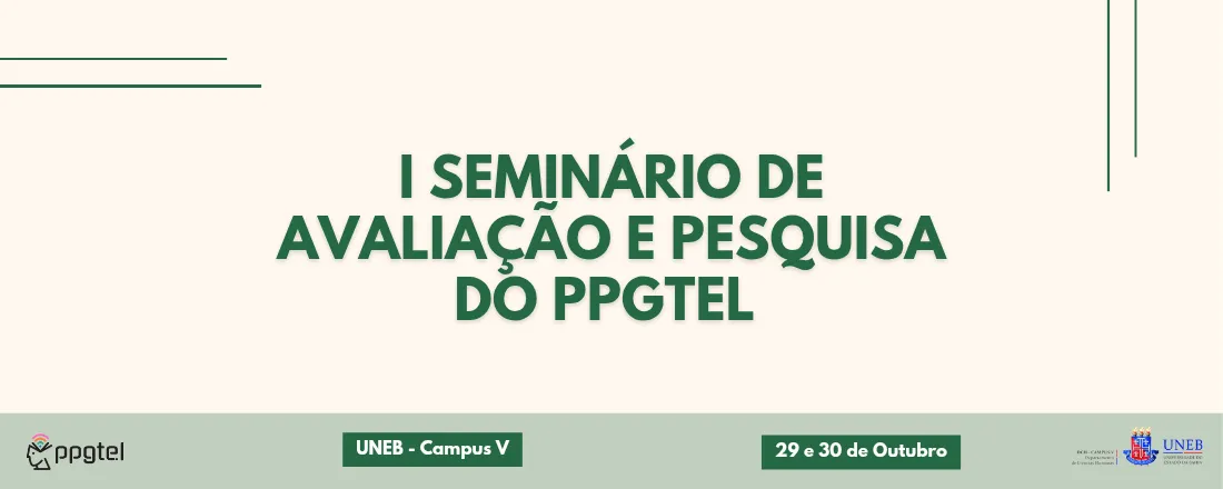 I Seminário de Avaliação e Pesquisa do PPGTEL