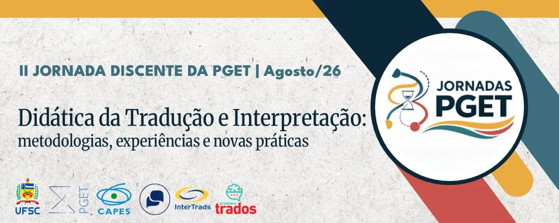 II Jornada Discente da PGET: Didática da Tradução e da Interpretação
