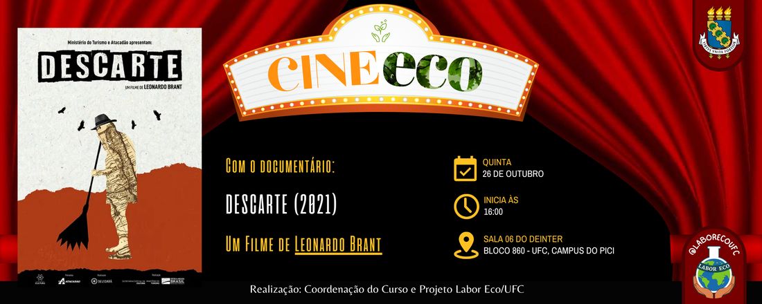 Cine Eco - 8ª edição com o documentário "Descarte" de Leonardo Brant