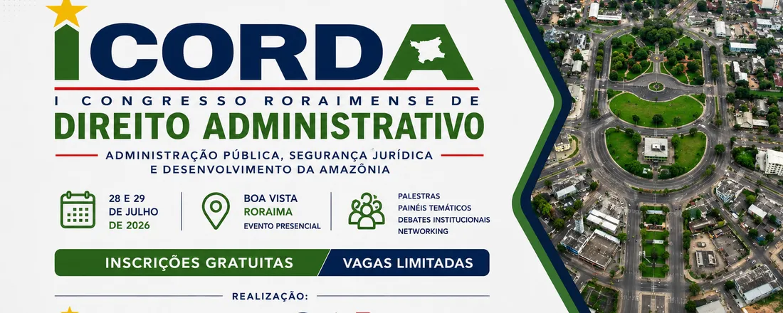 I CORDA - CONGRESSO RORAIMENSE DE DIREITO ADMINISTRATIVO