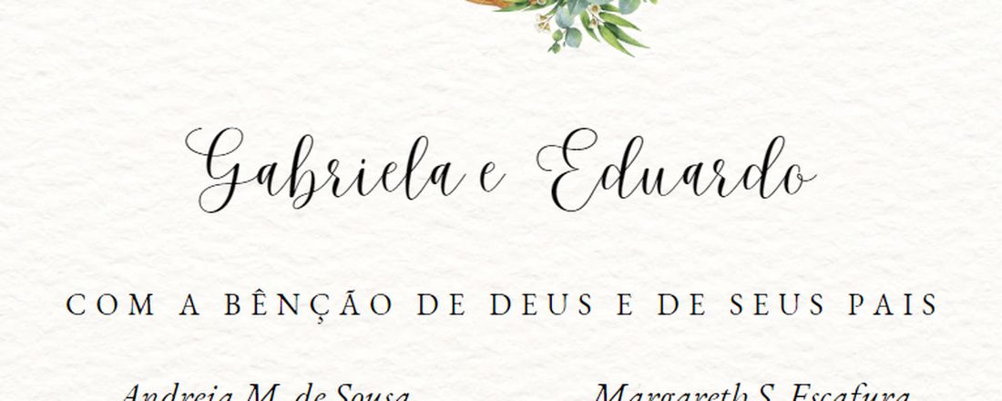 Casamento Gabriela e Eduardo