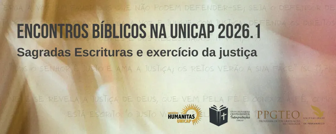 Encontros Bíblicos na UNICAP: Justiça restaurativa e reconciliação nas Sagradas Escrituras