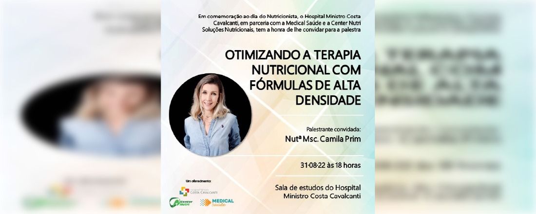 Otimizando a Terapia Nutricional com fórmulas de alta densidade.