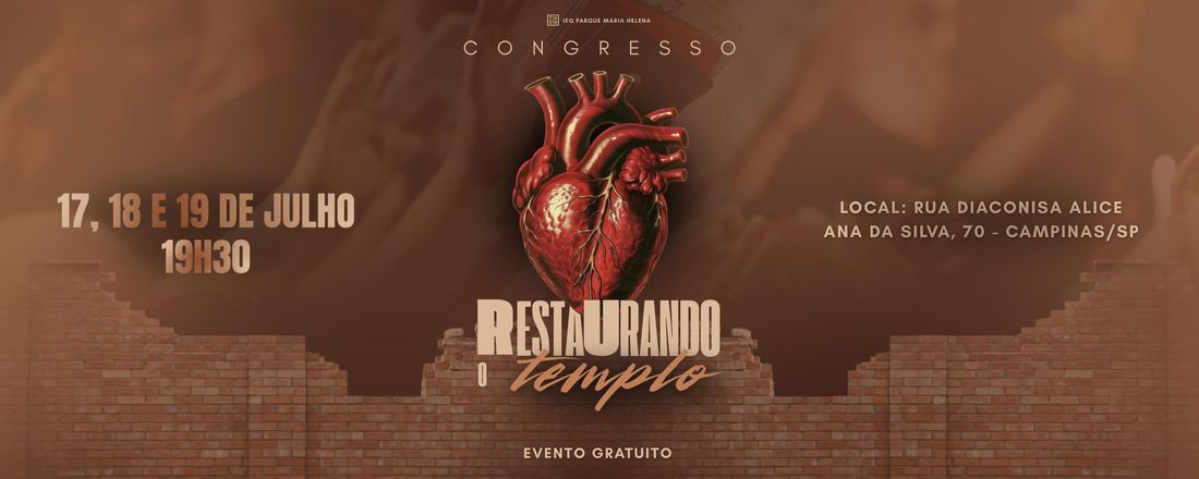 Congresso de Jovens - IEQ - 2025 - Restaurando o templo