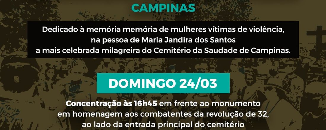 Saudade e Suas Vozes - Campinas - 24/03 - 17:00