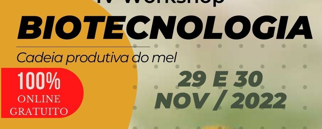 IV Workshop de Biotecnologia do PPGB