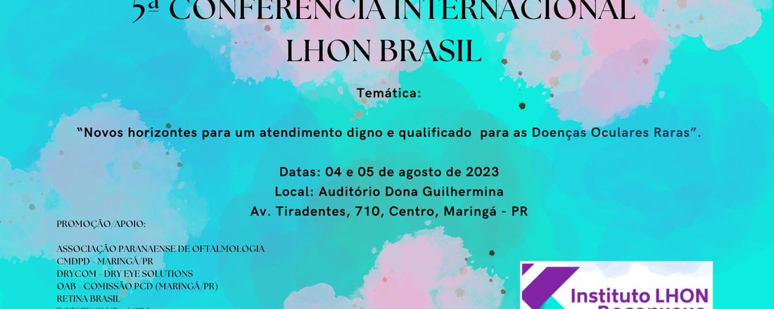 5ª Conferência Internacional LHON Brasil 2023