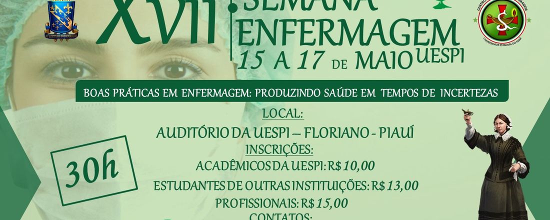 XVII SEMANA DE ENFERMAGEM - UESPI - FLORIANO PI