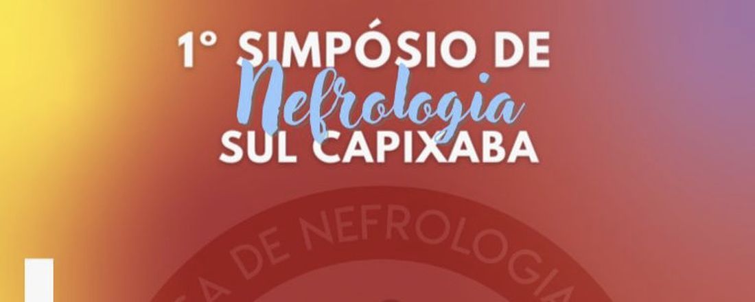 I SIMPÓSIO DE NEFROLOGIA SUL CAPIXABA