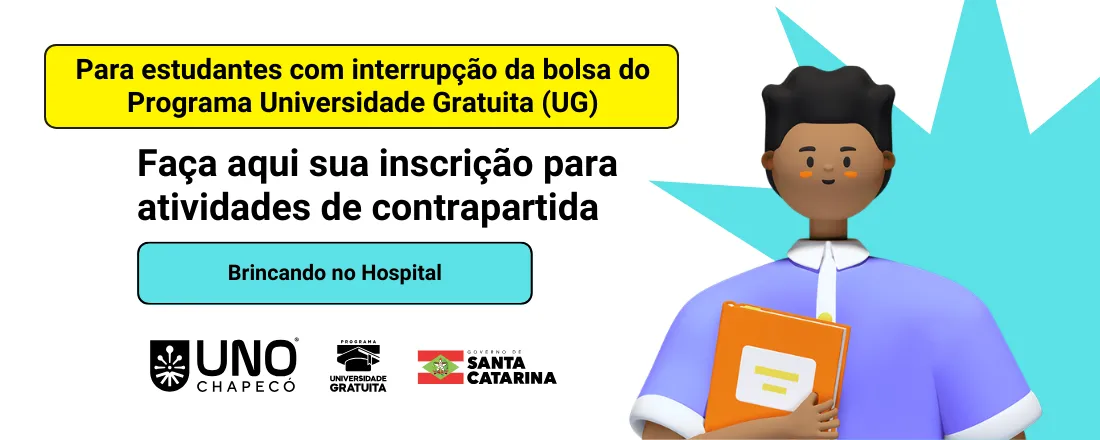 Oportunidade Contrapartida UG (2026/1) - Brincando no Hospital
