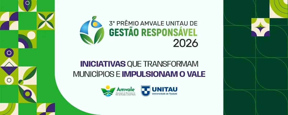 3º Prêmio AMVALE UNITAU de Gestão Responsável 2026