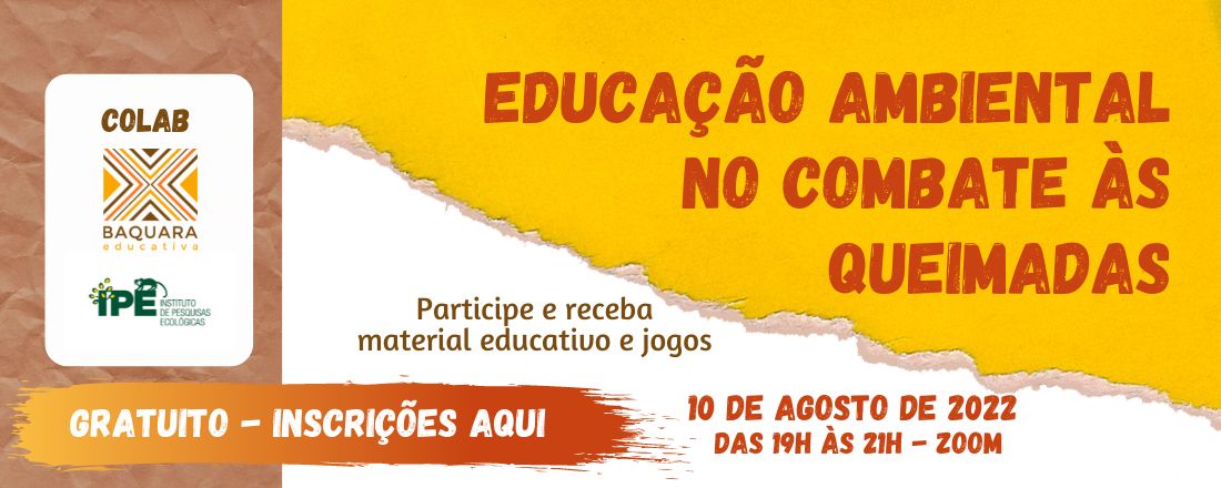 Educação Ambiental no combate às queimadas