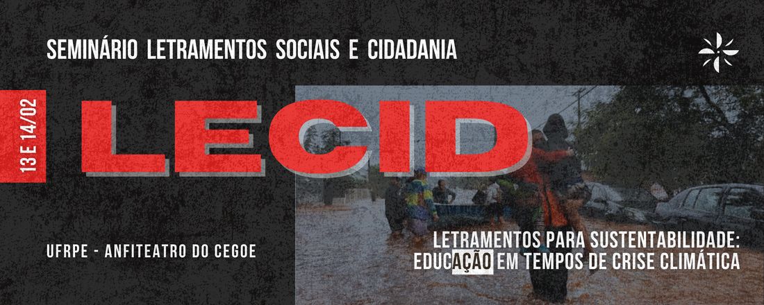 Seminário Letramentos Sociais e Cidadania - "Letramentos para Sustentabilidade: Educação em tempos de crise climática"