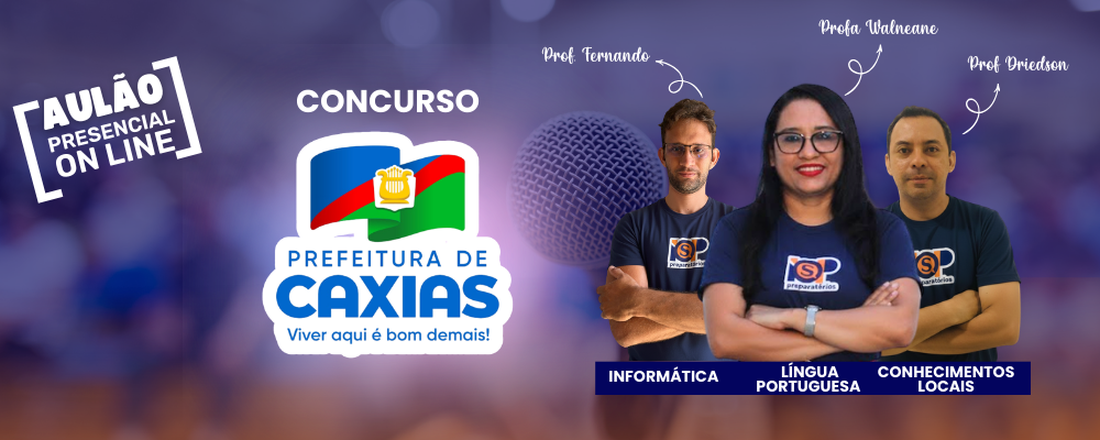 Aulão - Concurso Pref de Caxias MA