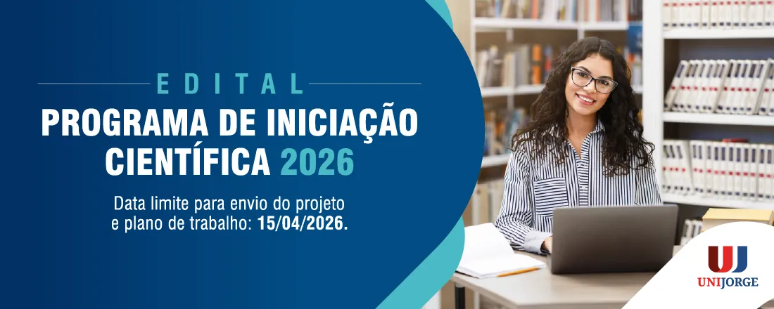 EDITAL - Iniciação Científica Unijorge - 2026