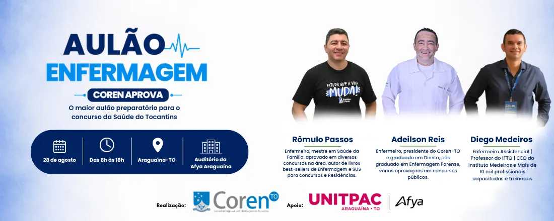 Aulão Enfermagem - Coren Aprova - Araguaína - TO